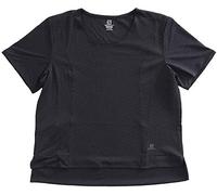 SALOMON Elevate Aero Tee - Maglietta da Donna, Donna, Maglietta, LC1276700, Nero, S