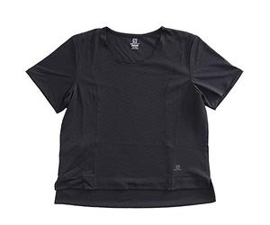 SALOMON Elevate Aero Tee - Maglietta da Donna, Donna, Maglietta, LC1276700, Nero, S