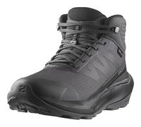 Salomon Elixir Tour Mid Scarpe Impermeabili da trekking da Donna, Comfort ottimale, Rullata morbida, Impermeabilità e protezione dagli elementi, Asphalt/Black/Castlerock, 38 EU
