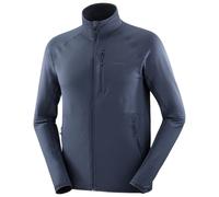 Felpa da uomo Salomon Essential Lightwarm FZ M Taglia: M / Colore: blu
