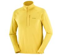 Salomon - Essential Lightwarm Half Zip - Pullover in pile S giallo