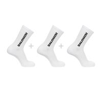 Salomon Everyday Crew, calze, 3-pack, bianco 42-44 White