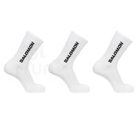 Confezione da 3 calzini Salomon Everyday Crew, classico comfort in misto cotone, polsino sicuro per l'appoggio del piede, supporto elasticizzato dell'arco plantare per i piedi sensibili