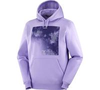 Salomon - Felpa in cotone biologico - Canopy Hoodie M Violet Tulip per Uomo in Cotone - Taglia S - Viola