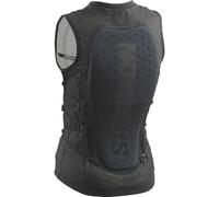 Salomon FLEXCELL PRO JR, gilet protettivo per bambini per trail running, hiking e avventure sportive outdoor, Black, S