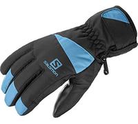 SALOMON Force M, Guanti Comodi, LC1182900 Uomo, Nero/Blu (Fjord Blue), S