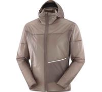 Salomon - Giacca a vento - Sense Aero Wind Jkt M Iron per Uomo in Pelle - Taglia XL - Grigio Grigio XL