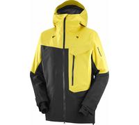 Salomon - Giacca da sci GORE-TEX ePE da uomo - Moon Patrol GTX Jkt M Cress Green/Deep Black per Uomo in Pelle - Taglia M - Giallo