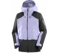 Salomon - Giacca da sci impermeabile da uomo - Absolute 3L Jkt M Blue Granite/Deep Black per Uomo - Taglia M - Viola