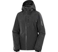 Salomon - Giacca da sci impermeabile e termica in PrimaLoft® - Highland Jacket W Deep Black in Pelle - Taglia S - Nero