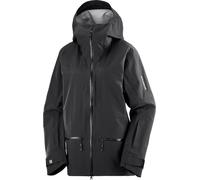 Salomon - Giacca da sci impermeabile e traspirante - Absolute 3L Jkt W Deep Black in Pelle - Taglia L - Nero