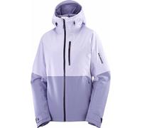 Salomon - Giacca da sci isolata da donna in PrimaLoft® - Highland Jacket W Cosmic Sky/Blue Granite per Donne in Pelle - Taglia XS - Viola