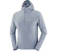 Salomon - Giacca da trail antivento - Sense Aero Hybrid HZ Hd M Trade Winds per Uomo in Softshell - Taglia S - Grigio