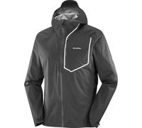Salomon - Giacca da trail impermeabile e antivento - Bonatti Pro Jkt M Deep Black per Uomo - Taglia L - Nero
