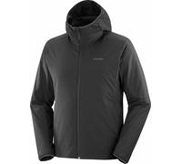 Salomon - Giacca da trekking idrorepellente - Mountain Flex Jkt HD M Deep Black per Uomo in Pelle - Taglia L - Nero