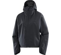 Salomon - Giacca da trekking impermeabile e antivento in AdvancedSkin Dry - Outscape 2L Short Jkt S W Deep Black per Donne in Pelle - Taglia M - Nero