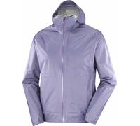 Salomon - Giacca di protezione leggera e impermeabile - Bonatti Wp Jacket M Blue Granite per Uomo - Taglia L - Viola Viola L