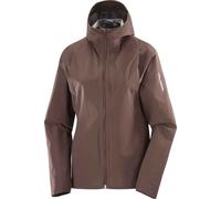 Salomon - Giacca impermeabile e antivento - Bonatti Trail Jkt W Coffee Bean per Donne - Taglia S - Marrone