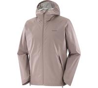 Salomon - Giacca impermeabile e antivento da escursionismo - Outscape 2L Jacket Sol M Iron per Uomo in Pelle - Taglia M - Beige