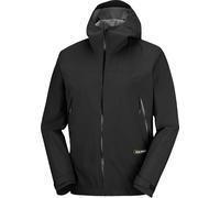 Salomon - Giacca impermeabile e traspirante - Outquest 2.5L Jkt M Deep Black in Pelle - Taglia L - Nero