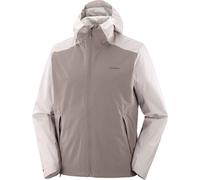 Salomon - Giacca impermeabile traspirante - Outscape 2L Jkt Cb M Iron/Etherea per Uomo - Taglia XL - Beige Beige XL
