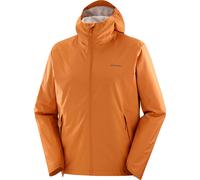 Salomon - Giacca impermeabile traspirante - Outscape 2L Jkt Sol M Sierra per Uomo - Taglia L - Arancione Arancione L