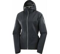 Salomon - Giacca ultraleggera, antivento e comprimibile - Bonatti Trail Jkt W Deep Black per Donne - Taglia M - Nero Nero M