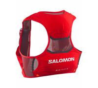 Salomon - Gilet di idratazione - S/Lab Pulsar 3 Set Fiery Red / Andorra / Orange Pop - Taglia S - rosso