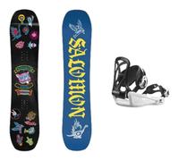 Salomon Grail board + Goodtime XS Attacchi Snowboard Pacchetto (Nero) taglia 120cm