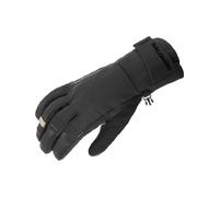Salomon - Guanti in GORE-TEX - Qst GTX Gloves U Deep Black in Softshell - Taglia S - Nero