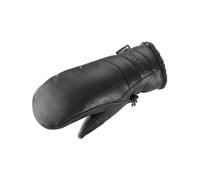 Salomon - Guanti isolati in PrimaLoft® e GORE-TEX - Native GTX Mitten Deep Black per Donne in Pelle - Taglia S - Nero