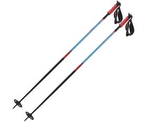 Salomon Hacker S3, bastoncini da sci, blu/rosa 115cm Corail