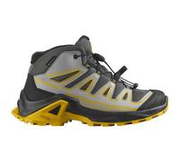 SALOMON X Ultra Mid Gore-tex J - Bambino - Grigio / Nero / Giallo - Taglia 28- modello 2025
