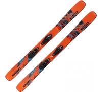 Salomon L QST Spark Jr S + C5 GW 133cm Flame/Copen Blue/Black