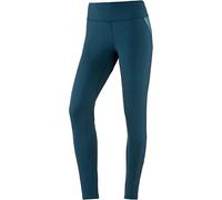 SALOMON L40363500 Leggings a Compressione per la Corsa Agile Long Tight, Jersey, Donna, Blu (Reflecting Pond), L