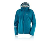 Salomon L40387300 Giacca Sportiva Lightning WP, Mix Materiale Sintetico, Donna, Blu (Deep Lagoon), S