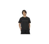 Salomon logo short sleeve t shirt black men s