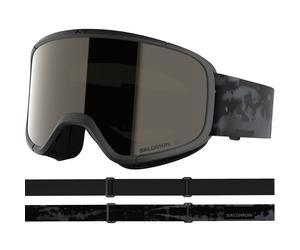 Salomon Lumi, maschera da sci, junior, nero/grigio scuro Onesize Black