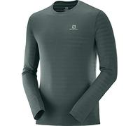 SALOMON, Maglia Sportiva a Maniche Lunghe da Uomo, XA LS Tee M, Tessuti Sintetici, Verde (Green Gables), Taglia 2XL, LC1164700