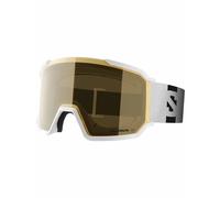 Salomon - Maschera da sci/snowboard - S/View 3 Access White in Pelle