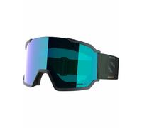 Salomon - Maschera da sci/snowboard - S/View 3 Green Gables in Pelle
