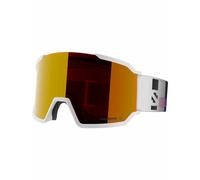 Salomon - Maschera da sci/snowboard - S/View 3 White in Pelle