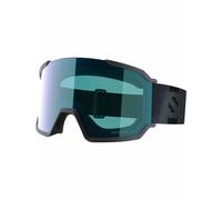 Salomon - Maschera Fotocromatica da sci/snowboard - S/View 3 Photo Ebony in Pelle - Grigio