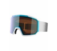 Salomon - Maschera Fotocromatica da sci/snowboard - S/View 3 Photo White in Pelle