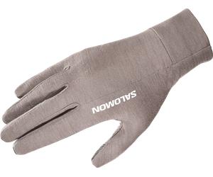 Salomon MERINO GLOVES U Guanti S Grigio