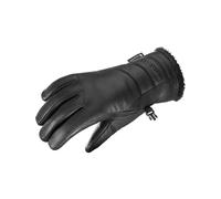 Salomon - Muffole isolati in PrimaLoft® e GORE-TEX - Native Gore-Tex Gloves W Deep Black per Donne in Pelle - Taglia XS - Nero