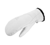 Salomon NATIVE MITTEN, Guanti Comodi da Corsa/Escursionismo, Moffola, Donna, Bianco (White), XS
