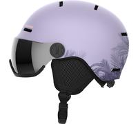 Salomon Orka Visor, casco da sci con visiera, junior, viola 49-53cm Evening Haze