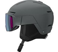 Salomon Osmo Simga, casco da sci con visiera, grigio 59-62cm Ebony