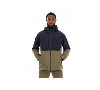Salomon - Giacca impermeabile e traspirante - Outerpath 2.5L Wp Jkt M Deep Black/Grape Leaf per Uomo - Taglia M - Verde Verde M